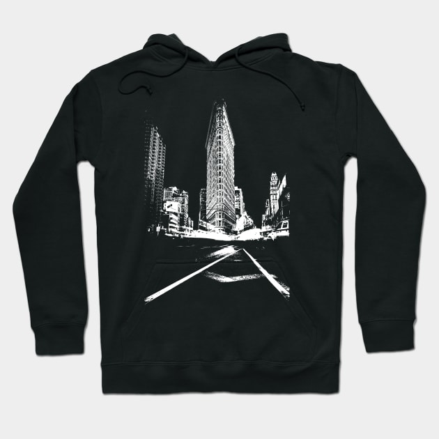 Flat Iron Building NY Hoodie by eoinsm